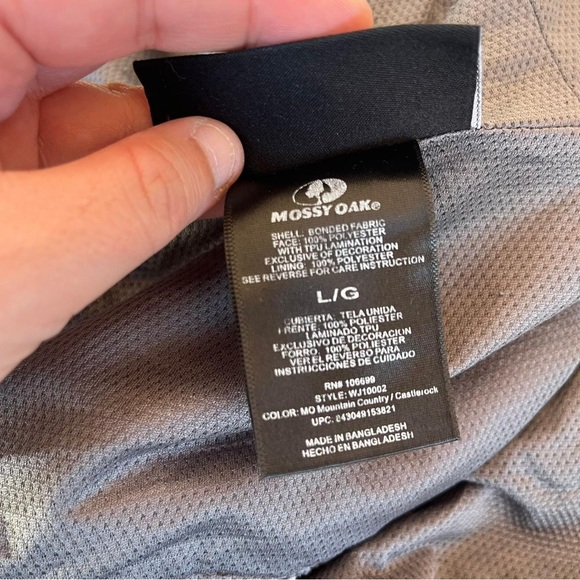 Mossy Oak Men's Scent Control Hunting Jacket Size Large - Picture 9 of 9